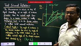 Total Internal reflection amp applications  Ray Optics  12th physics Term 2 cbse I class10th [upl. by Yadrahc188]