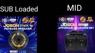 Joson Stage 12 and Joson 1010b Combination Mini Sound Powered By Joson [upl. by Ahmad]