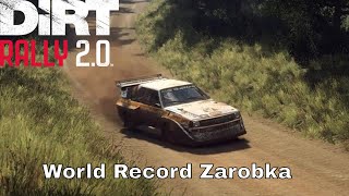 DiRT Rally 20 World Record Audi Quatro S1 E2 Zaróbka Poland Cockpit view [upl. by Nalahs704]