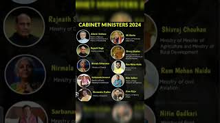 Indian PolityCabinet Ministers in 2024 [upl. by Htnicayh]