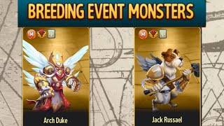 Monster Legends  Breed In Mythic Arch Duke And Jack Russael In New Breeding Event [upl. by Donohue]