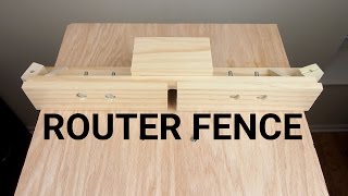 How To Make a Router Table Fence [upl. by Ahsytal]