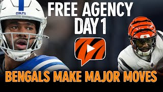 Cincinnati Bengals Free Agency Day 1 Recap  Reaction [upl. by Adnwahsor]