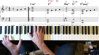 Autumn Leaves part 5 alternate 251s 🎹 Jazz Piano College [upl. by Louise]