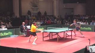 96 Gilbert Cup  Philip Saive v Kim Taek Soo Game 5 [upl. by Asylla]