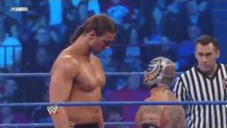 SmackDown 41511 Rey Mysterio vs Drew McIntyre [upl. by Bary]