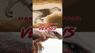 dakotaraptor vs Utahraptor dinosaurdinoedit prehistoricbattle [upl. by Nylanna358]