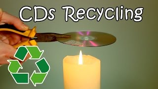 CDs and DVDs Recycling  How To Recycle Your Old CDs Into Useful Stuff [upl. by Nodyarg]