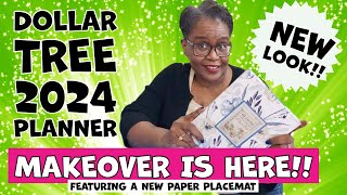 STAY ORGANIZED 2024 DOLLAR TREE CALENDAR MAKEOVER [upl. by Eical144]