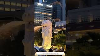 The Merlion Singapore’s Most Iconic Tourist Attraction  Never Miss Merlion Park  singaporetour [upl. by Enitsed908]