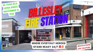 🚒 Billesley Fire Station Tour  Birminghams Heroes WMFS CommunityHeroes History Brum ENGLAND UK [upl. by Dimmick]