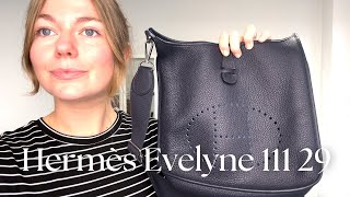 Hermès Evelyne 111 29 Bag Review [upl. by Lamrert669]