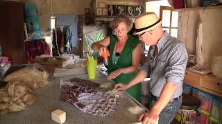 Magie du feutre et du patrimoine  Voyages et weekend en Cévennes épisode 7  Atelier Feutre [upl. by Stutzman]