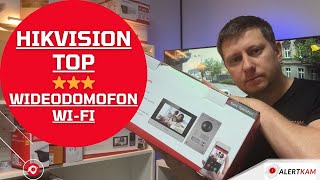 Zestaw Wideodomofon Hikvision DSKIS703P KITD2PL703monitor biały WIFI [upl. by Flavio]