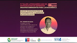 IV Taller Latinoamericano de Investigación en Depresión  Andrés Roussos [upl. by Herzen]