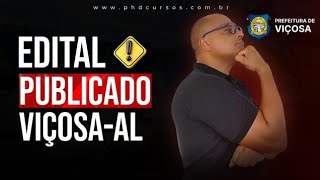 SAIU O EDITAL ANÁLISE EDITAL PREFEITURA DE VIÇOSA ALAGOAS [upl. by Nosrak938]