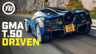 FIRST DRIVE GMA T50 – McLaren F1 Successor’s 900mile road trip [upl. by Jillane]