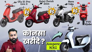 2024 Best Electric Scooter in India  Best Electric Scooter Comparison  PVJ Educational [upl. by Inahpets]