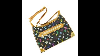 LOUIS VUITTON Monogram Multicolor Boulogne  01408 ルイ・ヴィトン モノグラムマルチカラー ブローニュ  01408 [upl. by Limann]