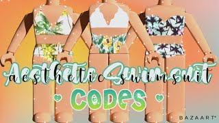 Aesthetic Swimsuit Codes  Roblox Bloxburg [upl. by Mohr439]