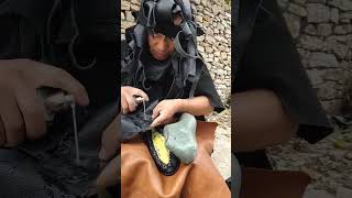 Making genuine leather shoes [upl. by Aninnaig]