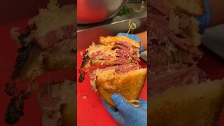 This might be the BEST Reuben in NYC The “Reuben Fresser” from Mark’s Off Madison 🔥 DEVOURPOWER [upl. by Tteirrah]