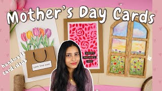 How to make MOTHER’S DAY Cards  Handmade Card Ideas [upl. by Akienahs919]