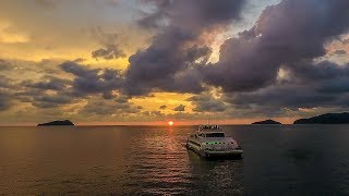 Sabah Sunset Tour  NORTH BORNEO CRUISES [upl. by Imoin]