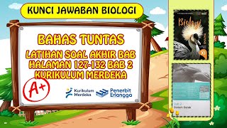 KUNCI JAWABAN BIOLOGI KELAS 11 BAB 2 LATIHAN SOAL AKHIR BAB HALAMAN 127132 KURIKULUM MERDEKA [upl. by Woodberry]