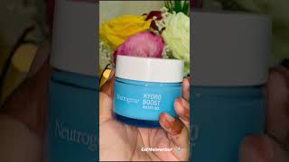 Neutrogena Hydro Boost Water Gel Moisturizer✨💧Hyaluronic Acid moisturizer for oilyskin shorts ksa [upl. by Tollmann909]