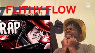 ALUCARD RAP  quotBloodquot  RUSTAGE ft TOPHAMHATKYO HELLSING  REACTION [upl. by Aerdnas]