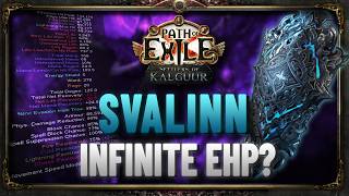 Infinite EHP The Most Broken Item in PoE Svalinn [upl. by Auhsot]