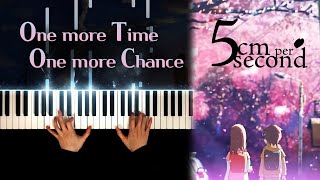 초속 5cm OST  One more time One more chance  피아노 커버 Piano cover [upl. by Viviyan]