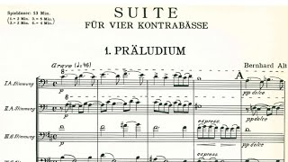 Bernhard Alt  Suite for 4 Double Basses 1933 [upl. by Noam]