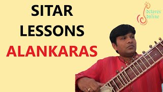 Hindustani Sitar  Advanced alankaras [upl. by Noillimaxam]