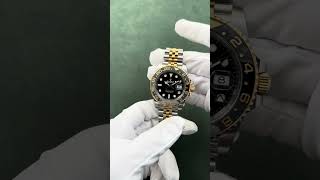 Rolex GMTMaster II Oystersteel Yellow Gold 126713GRNR [upl. by Eive]