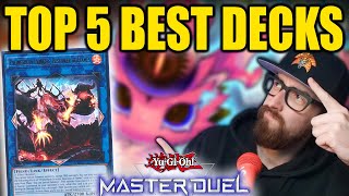 TOP 5 BEST DECKS IN MASTER DUEL February 2024 [upl. by Raffaj637]