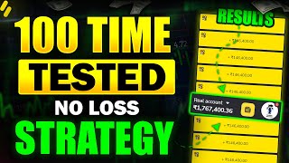 Binomo 100 Time Tested No Loss Strategy  BIG PROFIT [upl. by Fromma]