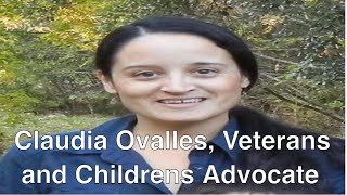 Claudia Ovalles Veterans and Child Advocate and the Founder of Heros for Childrens Rights [upl. by Nereus]