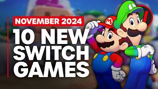 10 Exciting New Games Coming to Nintendo Switch  November 2024 [upl. by Xavier]