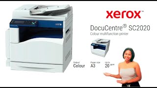 Xerox DocuCentre SC2020 Printer [upl. by Grey775]