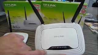 TPLink TLWR741ND és TLWR841N Wireless router bemutató összehasonlítás  mobilxTV [upl. by Niram]