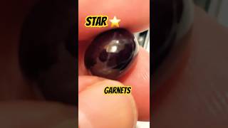 Star garnets Garnets with asterism music gold gemstone [upl. by Schild]