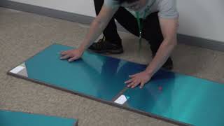 How to install Integrated Graphene Electric Floor Heating Mat [upl. by Idyh]