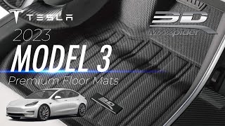 Must Have Premium Floor Mats  Tesla Model 3 amp Y [upl. by Huesman]