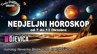 Nedeljni horoskop od 7 do 13 Oktobra  Prekretnica za mnoge [upl. by Nywloc]