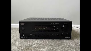 How to Factory Reset Onkyo TXDS696 51 Home Theater Surround Receiver [upl. by Octavla]