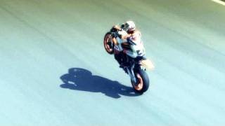 MotoGP Rider Dani Pedrosa Races Against Alejandro Maclean [upl. by Artinahs]