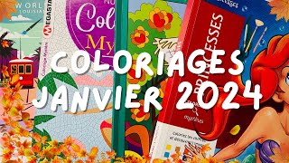 Coloriages du mois de Janvier 2024 [upl. by Anahir]