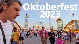 Oktoberfest 2023 München Theresienwiese Октоберфест посещённый впервые Ну почти [upl. by Anirac395]